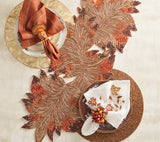 Harvest Napkin in White & Multi, Set of 4 Kim Seybert 3