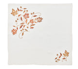 Harvest Napkin in White & Multi, Set of 4 Kim Seybert Flat Open