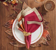 Harvest Placemat in Brown & Orange Kim Seybert 2