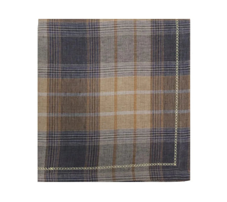 Henley Brown/Multi Table Cloth Detail 2 | Kim Seybert at Fig Linens and Home