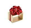 Holiday Bow Red/Gold Napkin Ring | Kim Seybert at Fig Linens and Home