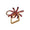 Jeweled Bow Napkin Ring in Red, Set of 4 in a Gift Box by Kim Seybert at Fig Linens and Home