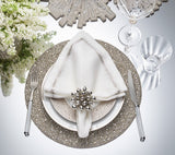 Jubilee Napkin Ring in Silver Set of 4 by Kim Seybert at Fig Linens and Home 4