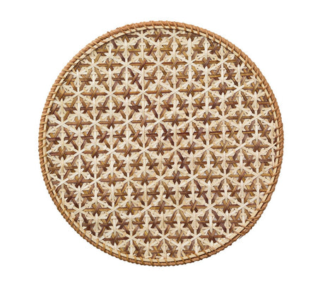 Kim Seybert Lanai Placemats in Natural & Brown | Set of 4 at Fig Linens and Home - View 1