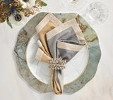 Lucent Placemat in Beige, Taupe & Gray, Set of 4 Kim Seybert at Fig Linens and Home 7