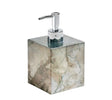 Lucent Beige/Taupe/Gray Soap Dispenser | Kim Seybert at Fig Linens and Home