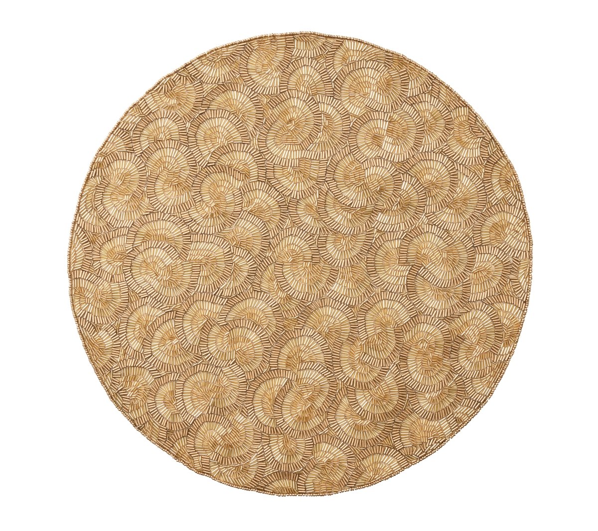 Lune Placemat in Gold, Set of 2 Kim Seybert