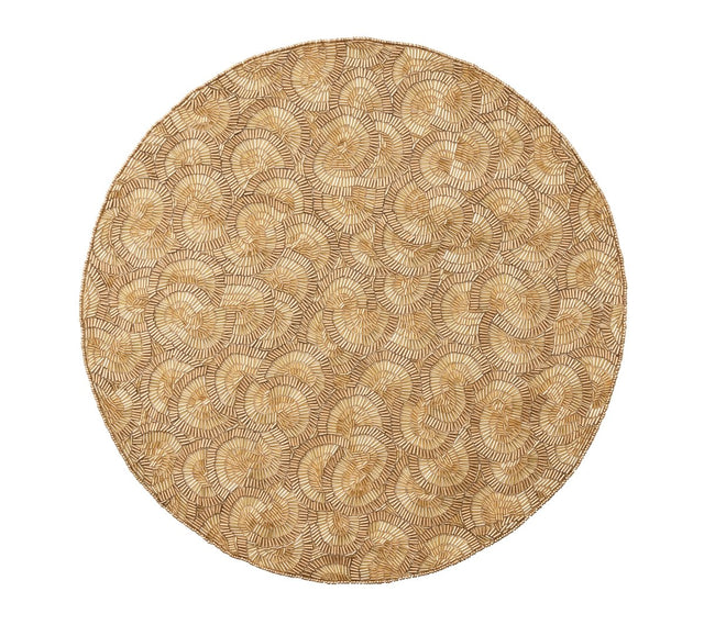 Lune Placemat in Gold, Set of 2 Kim Seybert