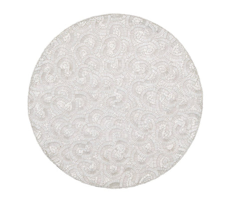 Lune Placemat in White, Set of 2 by Kim Seybert at Fig Linens and Home - View 1