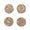 Luster Gold/Silver Coaster | Kim Seybert at Fig Linens and Home