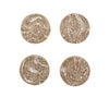 Luster Gold/Silver Coaster | Kim Seybert at Fig Linens and Home