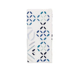 Malta Napkin in White & Blue by Kim Seybert at Fig Linens and Home 1