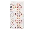 Malta Napkin in White & Brown, Set of 4 Kim Seybert - Fig Linens and Home - Folded