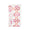 Malta Napkin in White, Pink & Orange by Kim Seybert at Fig Linens and Home 3