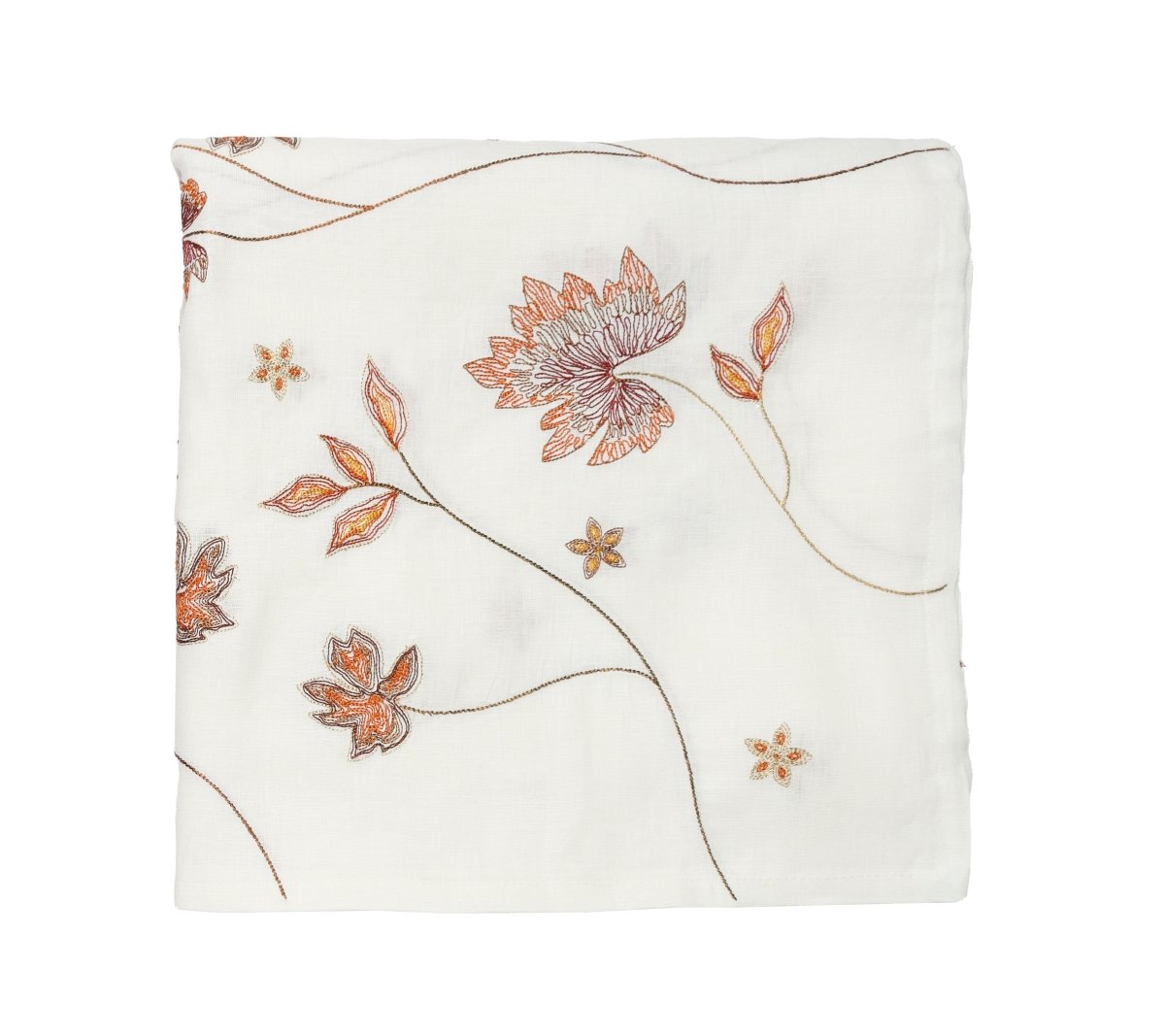 Maple Hues Tablecloth in White & Multi Kim Seybert | Thanksgiving Table 2