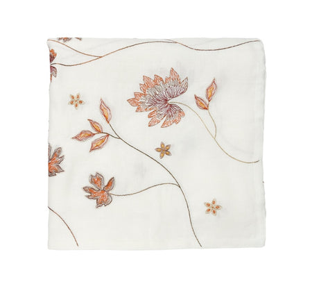 Maple Hues Tablecloth in White & Multi Kim Seybert | Thanksgiving Table 2