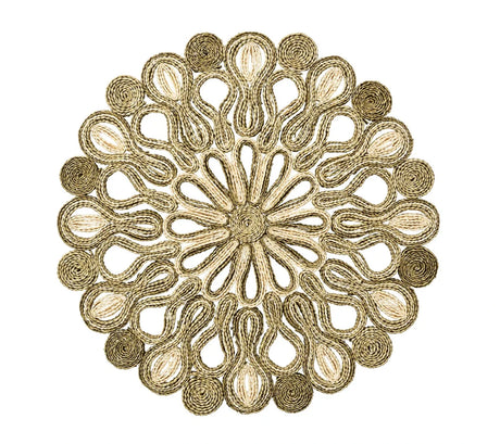 Marisol Ivory/Sage Placemat | Kim Seybert at Fig Linens and Home