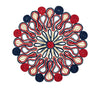Marisol Placemat in Red, White & Blue Set of 4 by Kim Seybert at Fig Linens and Home