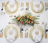 Marquis Placemat in Champagne Set of 4 by Kim Seybert - Lifestyle 4 at Fig Linens and Home