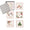 Merry and Bright Cocktail Napkins Set of 6 by Kim Seybert White/Red/Green 6"L x 6"W x 0.1"H - Set of 6 at FIG LINENS AND HOME 3