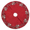 Merry Garland Tree Skirt in Red, Green & Gold Kim Seybert at Fig Linens and Home 1
