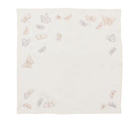 Monarch Garden in White & Iridescent by Kim Seybert - Open View at Fig Linens and Home