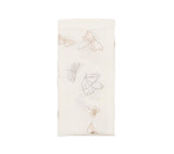 Monarch Garden in White & Iridescent by Kim Seybert - Folded View at Fig Linens and Home