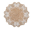 Monarch Placemat in Champagne & Crystal Set of 2 by Kim Seybert at Fig Linens and Home - 1