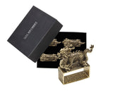 Orient Napkin Ring in Gold Set of 4 in a Gift Box by Kim Seybert at Fig Linens and Home 3