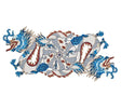 Orient Table Runner - Chinoiserie Dragon Runner by Kim Seybert at Fig Linens and Home 1