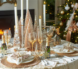 Orion Wine Glass in Gold Set of 4 by Kim Seybert at Fig Linens and Home 8