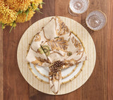 Paisley Vine Beige/Multi Napkin Detail 3 | Kim Seybert at Fig Linens and Home