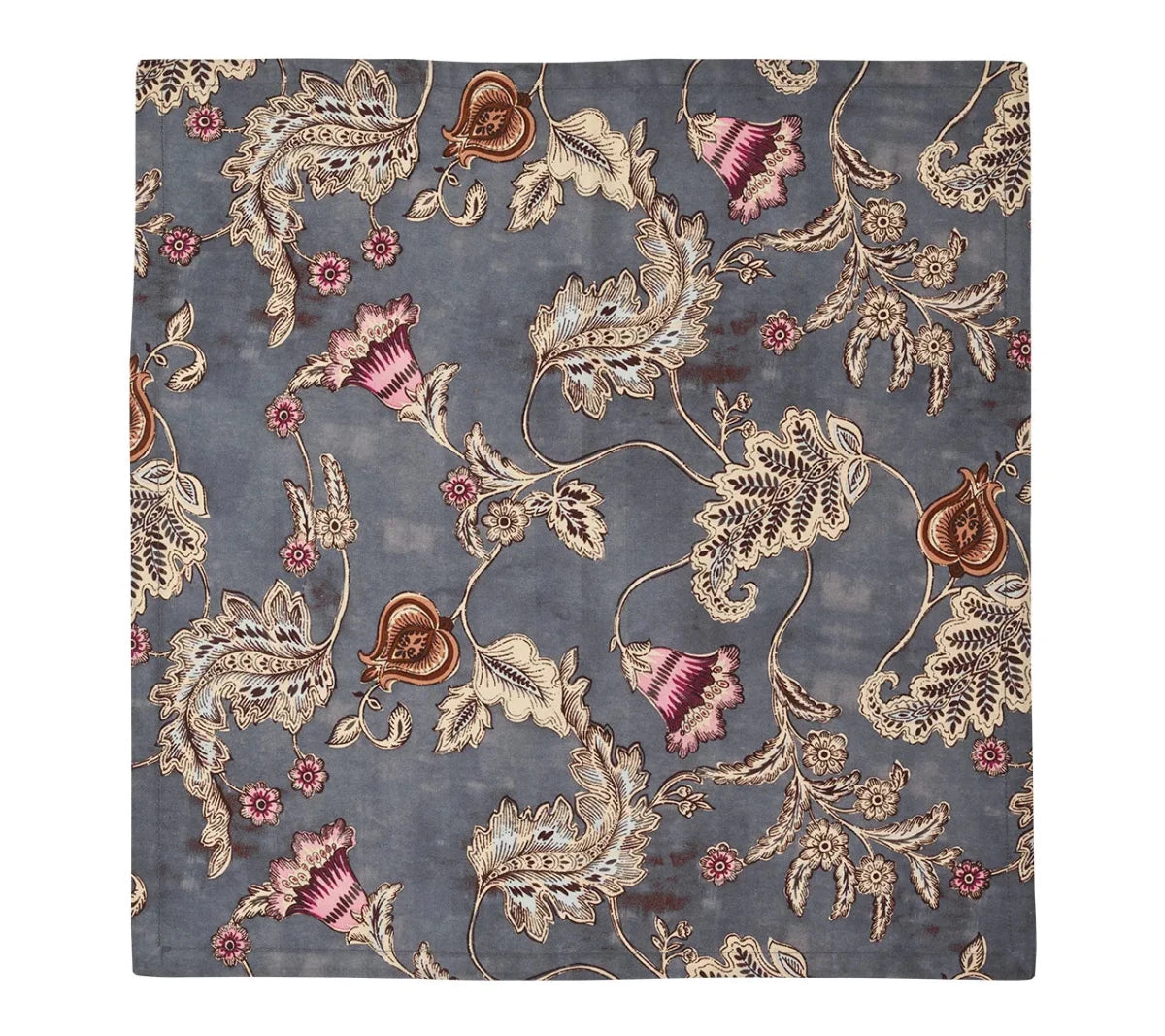 Paisley Vine Blue/Gray Napkin Detail 4 | Kim Seybert at Fig Linens and Home