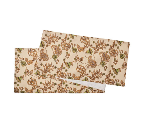 Paisley Vine Beige/Multi Table Runner | Kim Seybert at Fig Linens and Home