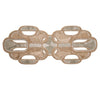 Palisade Table Runner in Gold Silver Kim Seybert Figlinensandhome 1