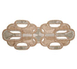 Palisade Table Runner in Gold Silver Kim Seybert Figlinensandhome 1