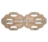 Palisade Table Runner in Gold Silver Kim Seybert Figlinensandhome 1