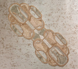 Palisade Table Runner in Gold Silver Kim Seybert Figlinensandhome 2