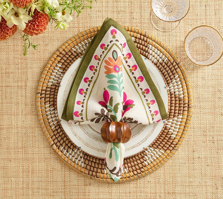 Pareo Napkin in Multi by Kim Seybert at Fig Linens and Home - 4