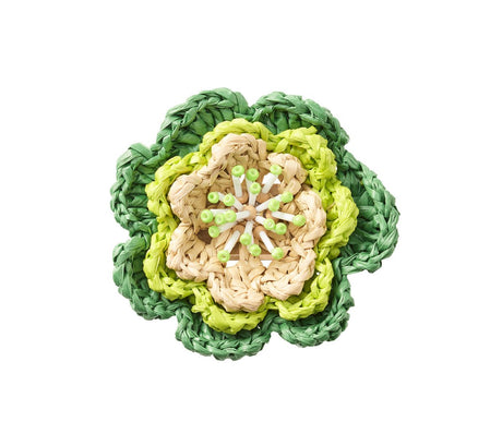 Pareo Napkin Ring in Lime & Green | Kim Seybert at Fig Linens and Home 2