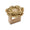 Pareo Natural/Gold Napkin Ring | Kim Seybert at Fig Linens and Home