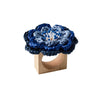 Pareo Napkin Ring in Periwinkle & Blue by Kim Seybert at Fig Linens and Home 1