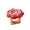 Pareo Napkin Ring in Pink & Orange by Kim Seybert 3" L x 3" W x 2.5" H - Set of 4 Napkin Rings PINK/ORANGE at FIG LINENS AND HOME 1