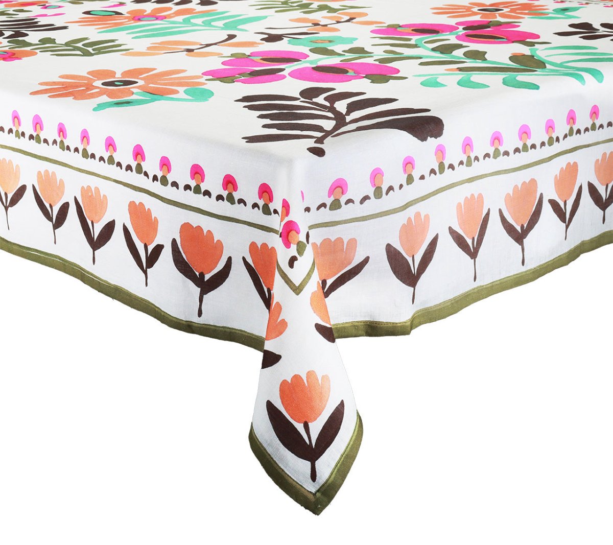 Pareo Tablecloth in Multi by Kim Seybert at Fig Linens and Home 1