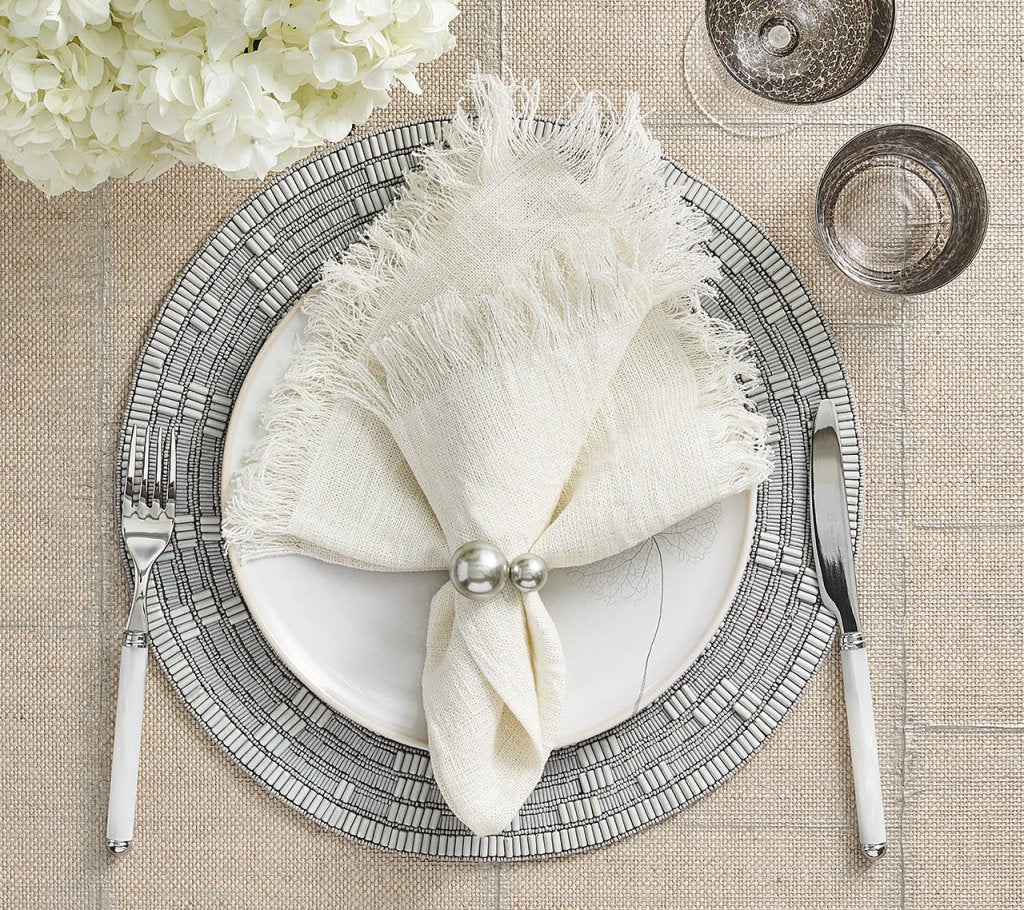 Kim Seybert Pearl Napkin Ring - Thumbnail 3