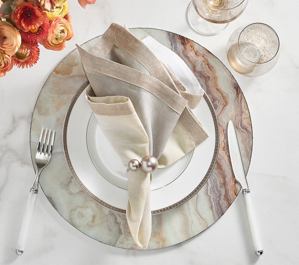 Kim Seybert Pearl Napkin Ring - Thumbnail 2