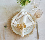 Radiate Charger in Gold Set of 4 by Kim Seybert GOLD 14.5"L x 14.5"W x 0.5"H Charger - Set of 4 at FIG LINENS AND HOME 5