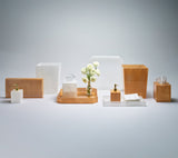 Reed White Tissue Box Detail 4 | Kim Seybert at Fig Linens and Home