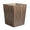 Reed Waste Basket in Brown Kim Seybert Brown 9.5"L x 9.5"W x 11.75"H at FIG LINENS AND HOME 1