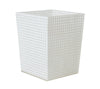 Reed Waste Basket in White by Kim Seybert at Fig Linens and Home - View 1